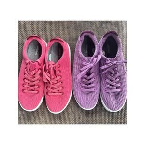 2 Pairs Allbirds Sneakers – Men’s 11- Pink and Purple